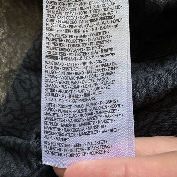 Jordan Kids Elephant Print 100% Polyester Pants Size XL Activewear Basketball - Picture 8 of 14